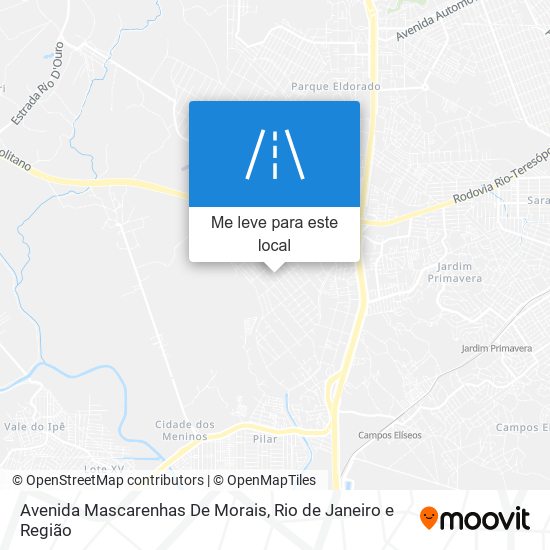 Avenida Mascarenhas De Morais mapa