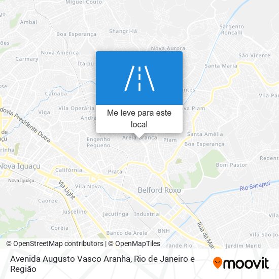 Avenida Augusto Vasco Aranha mapa
