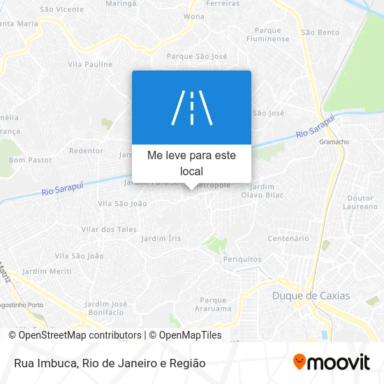 Rua Imbuca mapa