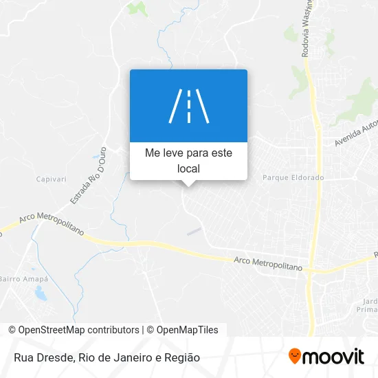 Rua Dresde mapa