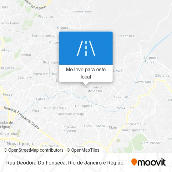 Rua Deodora Da Fonseca mapa