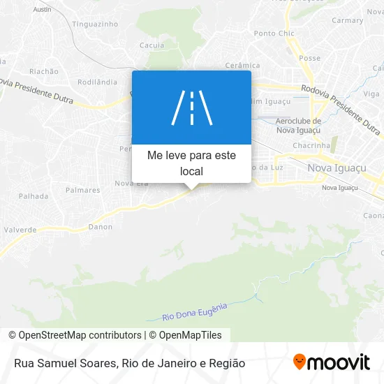 Rua Samuel Soares mapa
