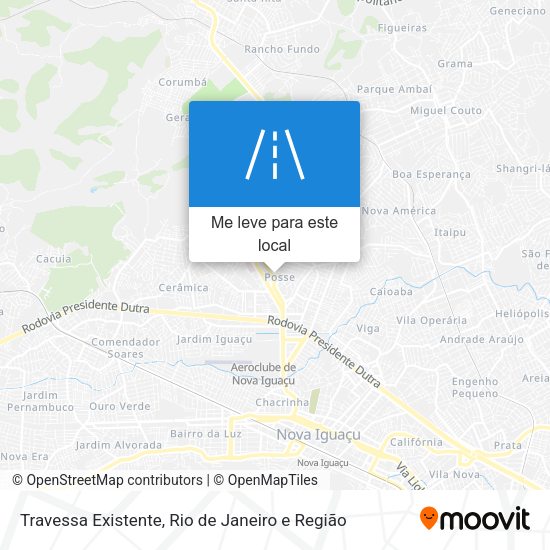 Travessa Existente mapa