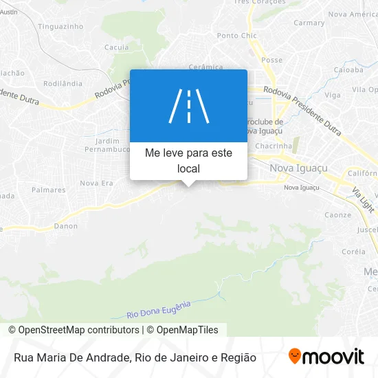 Rua Maria De Andrade mapa