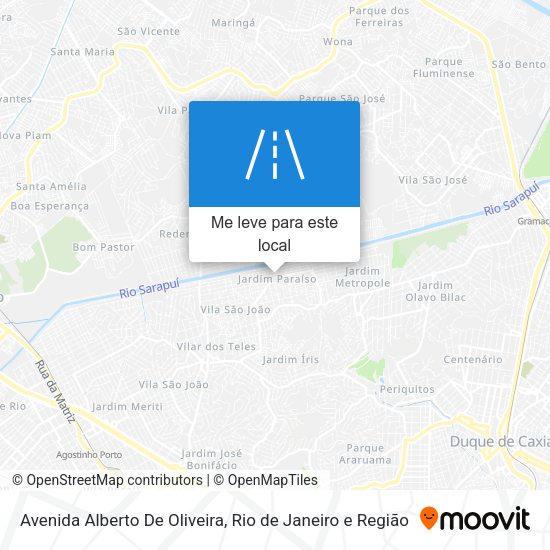 Avenida Alberto De Oliveira mapa