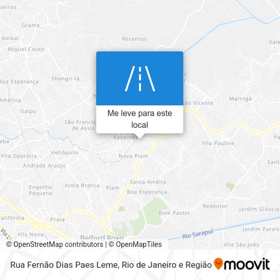 Rua Fernão Dias Paes Leme mapa