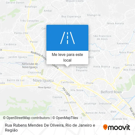 Rua Rubens Mendes De Oliveira mapa