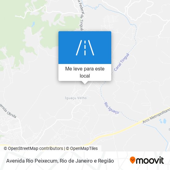 Avenida Rio Peixecum mapa