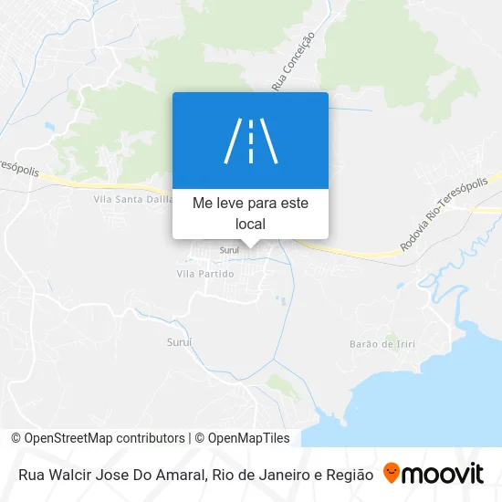 Rua Walcir Jose Do Amaral mapa