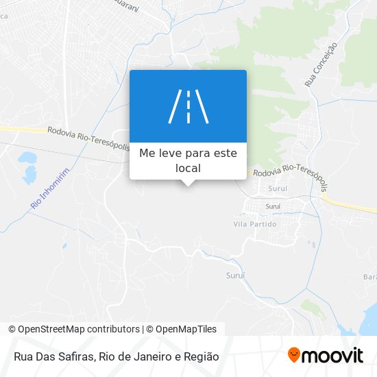 Rua Das Safiras mapa