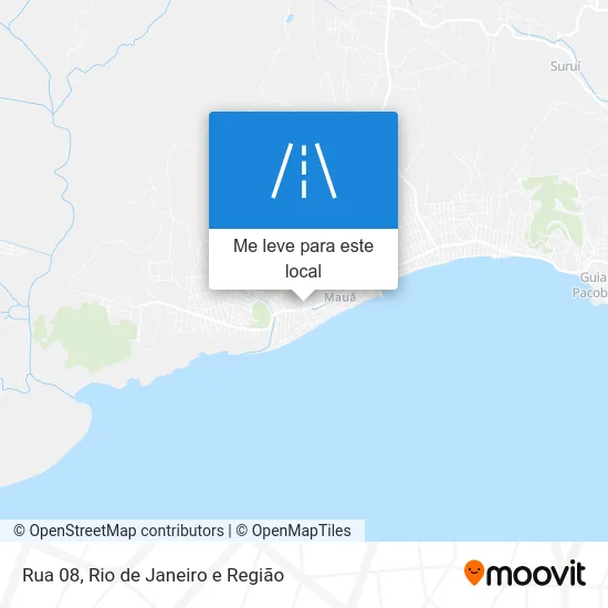 Rua 08 mapa