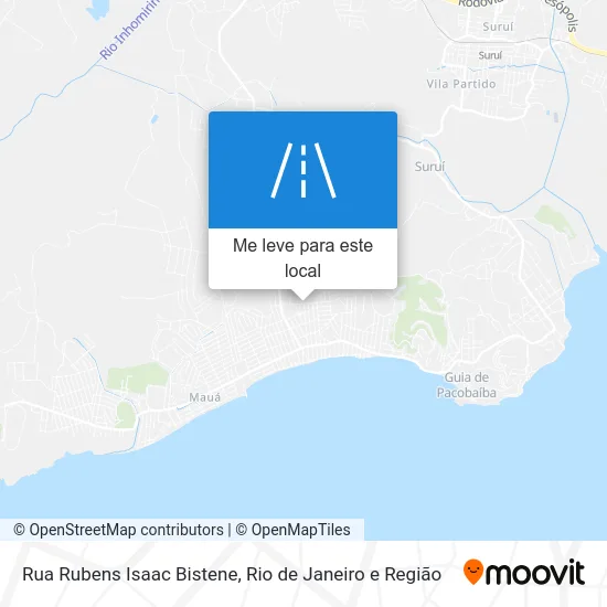 Rua Rubens Isaac Bistene mapa