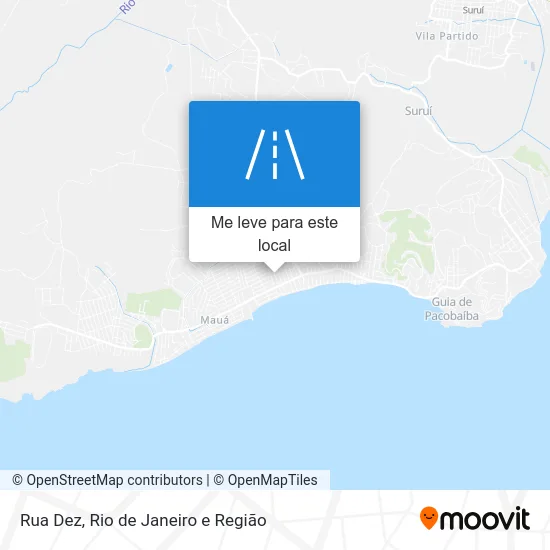 Rua Dez mapa