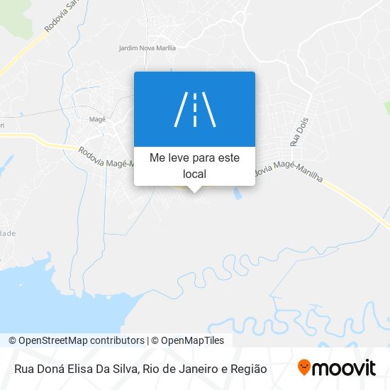 Rua Doná Elisa Da Silva mapa