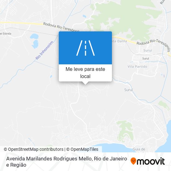 Avenida Marilandes Rodrigues Mello mapa