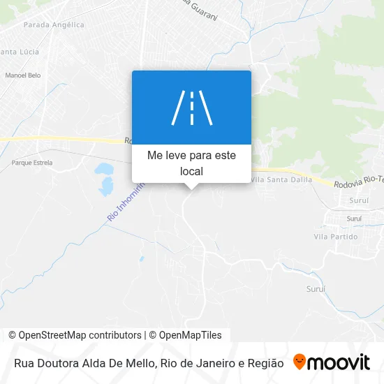 Rua Doutora Alda De Mello mapa