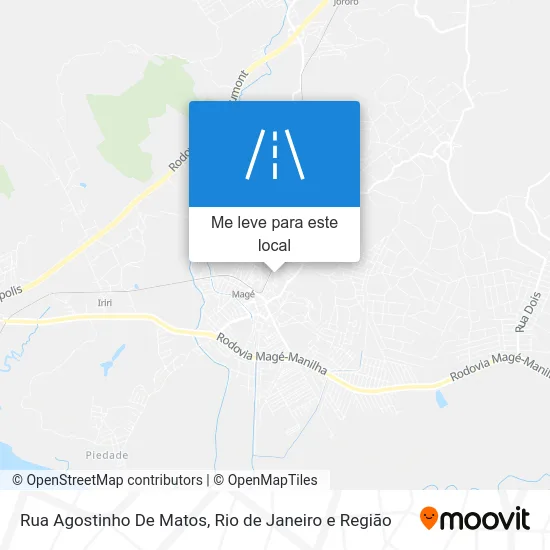 Rua Agostinho De Matos mapa