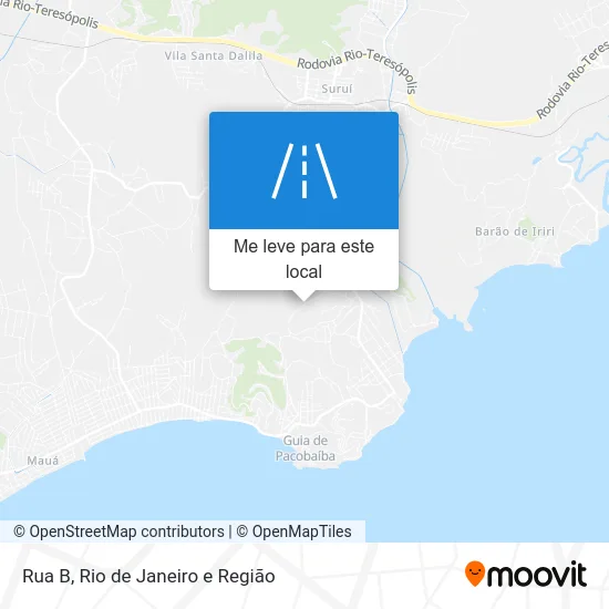 Rua B mapa