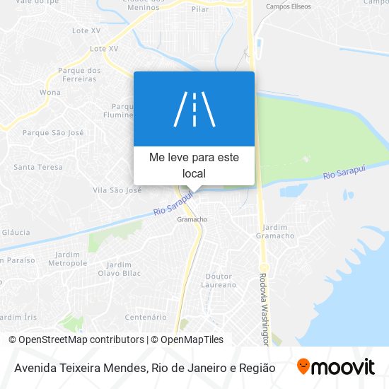 Avenida Teixeira Mendes mapa