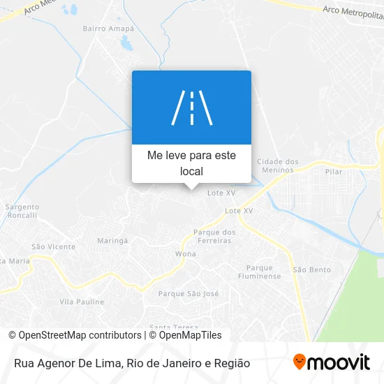 Rua Agenor De Lima mapa