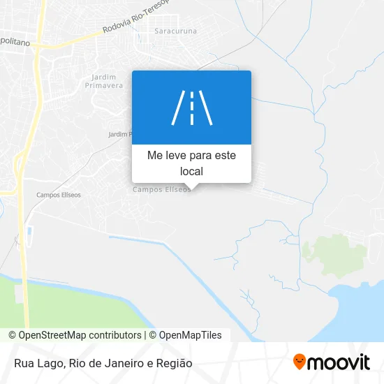 Rua Lago mapa