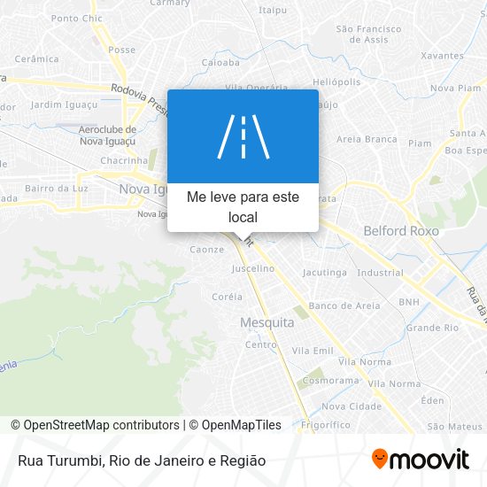 Rua Turumbi mapa