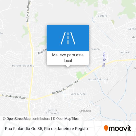 Rua Finlandia Ou 35 mapa