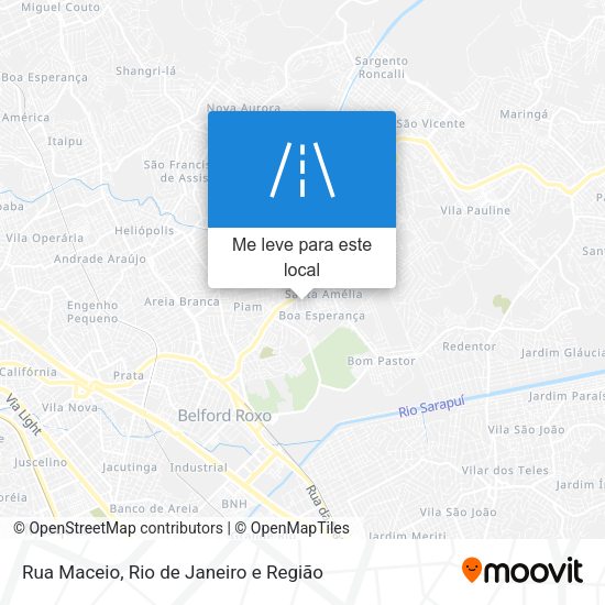 Rua Maceio mapa