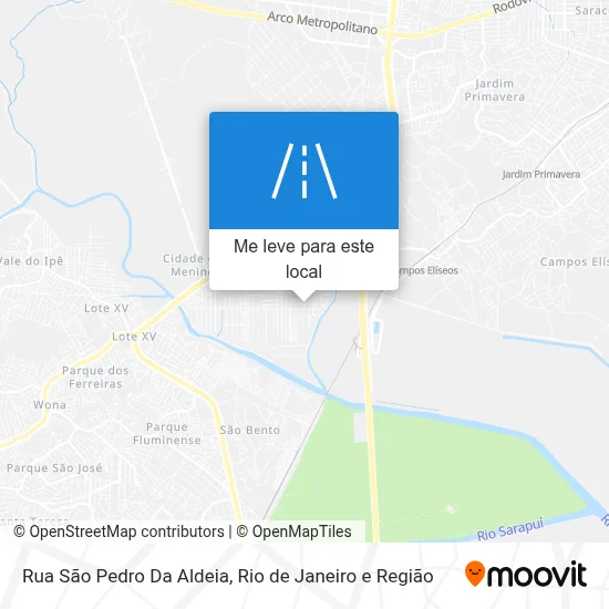 Rua São Pedro Da Aldeia mapa