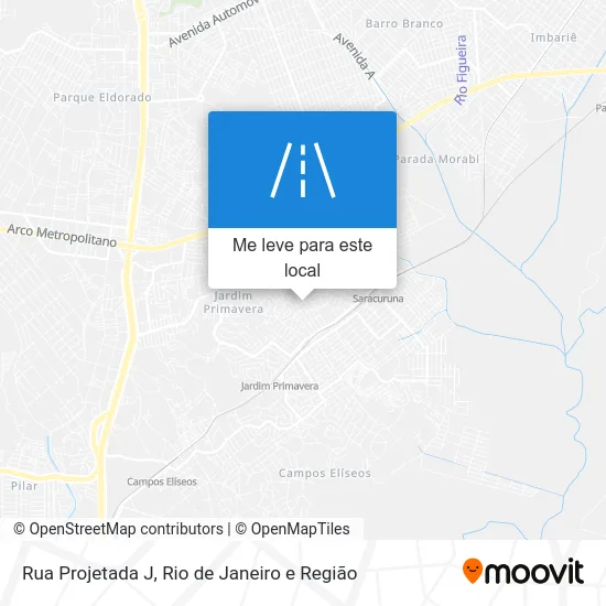 Rua Projetada J mapa