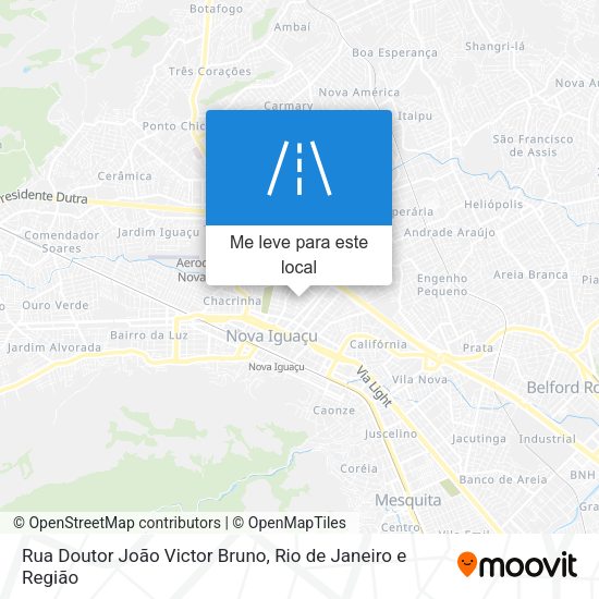 Rua Doutor João Victor Bruno mapa