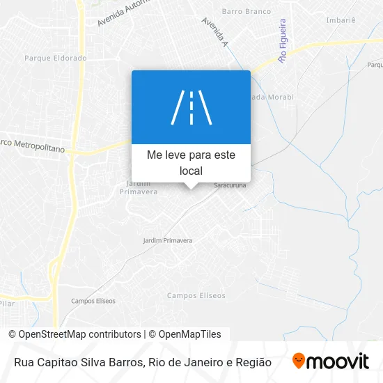 Rua Capitao Silva Barros mapa