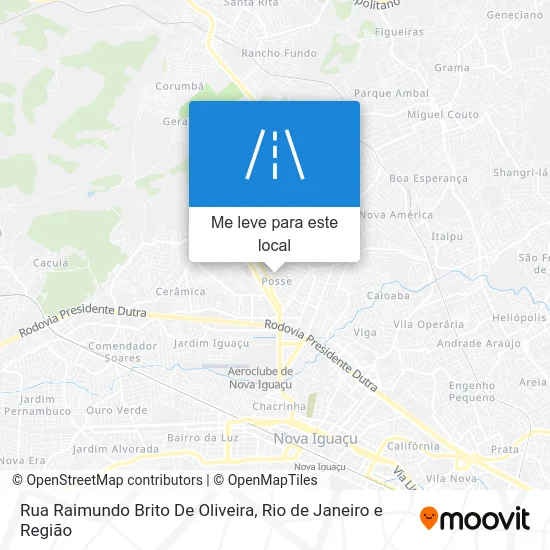 Rua Raimundo Brito De Oliveira mapa