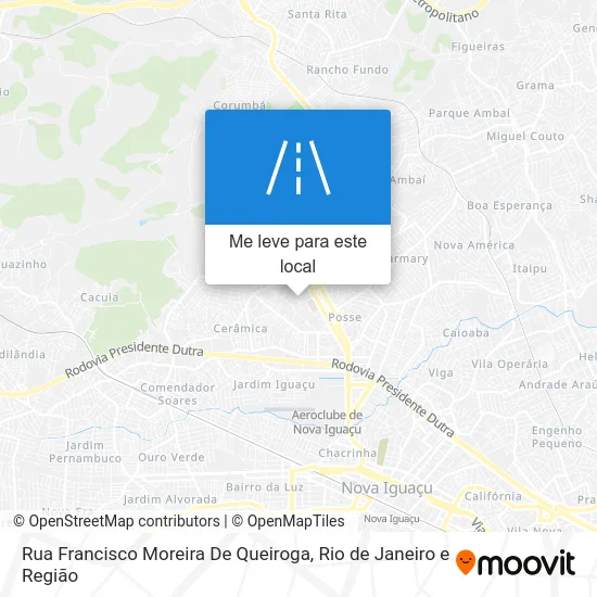 Rua Francisco Moreira De Queiroga mapa