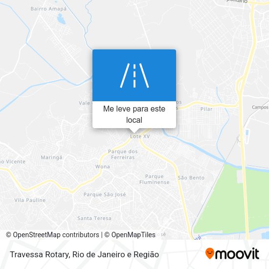 Travessa Rotary mapa