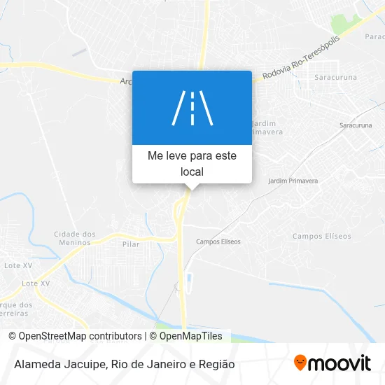 Alameda Jacuipe mapa