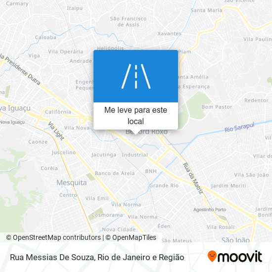 Rua Messias De Souza mapa