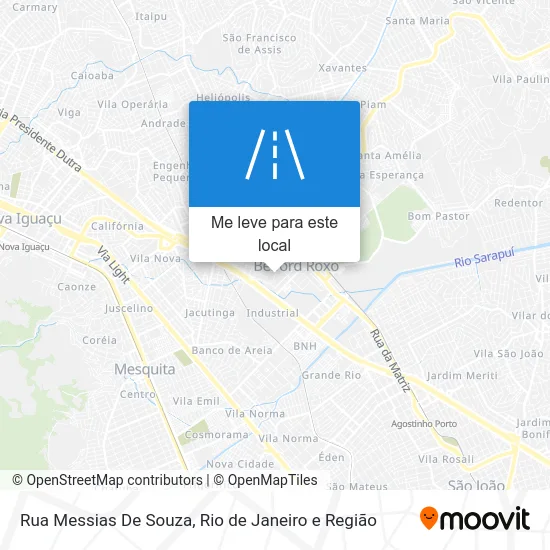 Rua Messias De Souza mapa