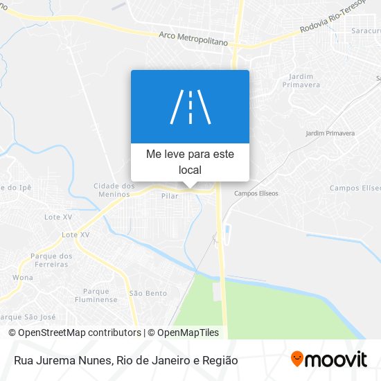Rua Jurema Nunes mapa