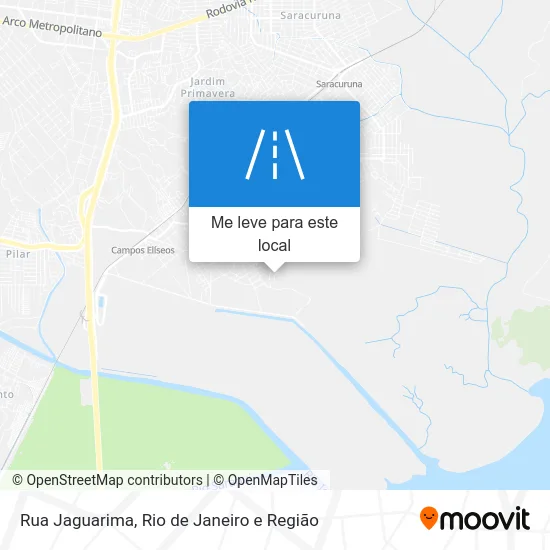 Rua Jaguarima mapa