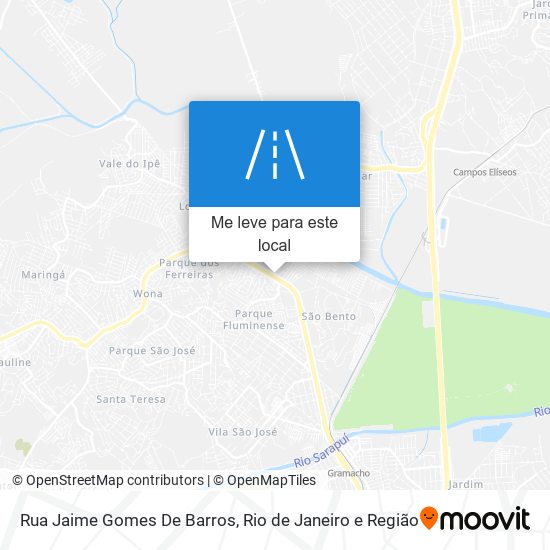 Rua Jaime Gomes De Barros mapa