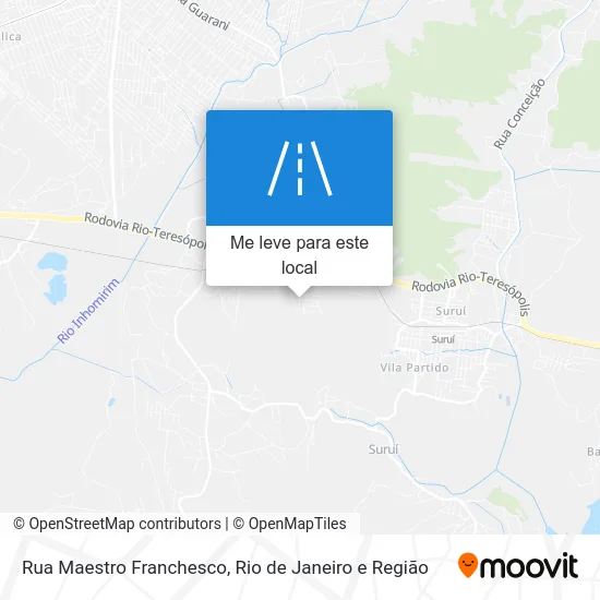 Rua Maestro Franchesco mapa