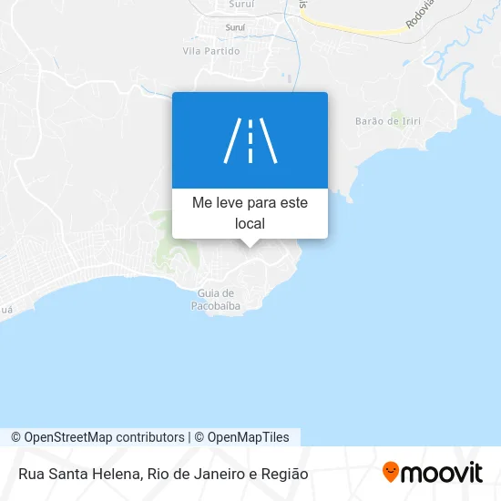 Rua Santa Helena mapa