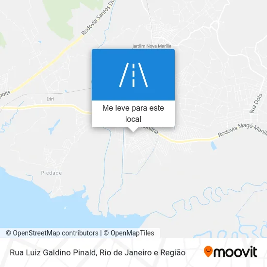Rua Luiz Galdino Pinald mapa