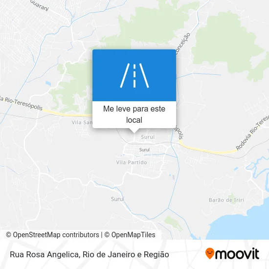 Rua Rosa Angelica mapa