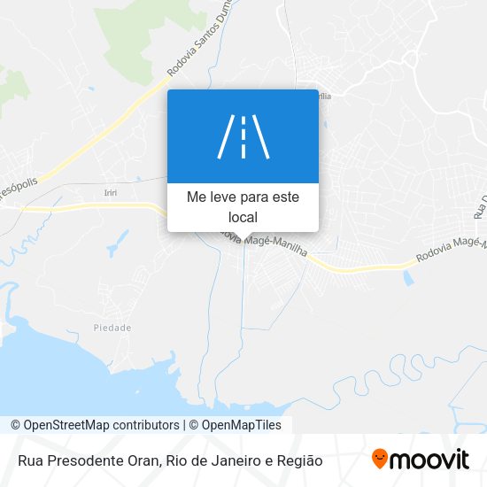 Rua Presodente Oran mapa