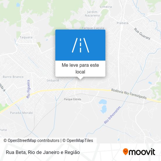 Rua Beta mapa