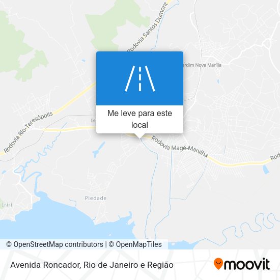 Avenida Roncador mapa