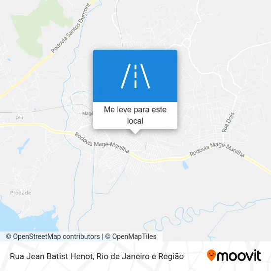Rua Jean Batist Henot mapa