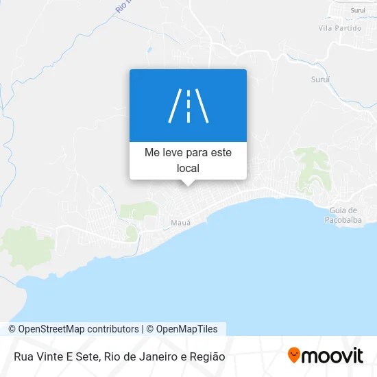 Rua Vinte E Sete mapa